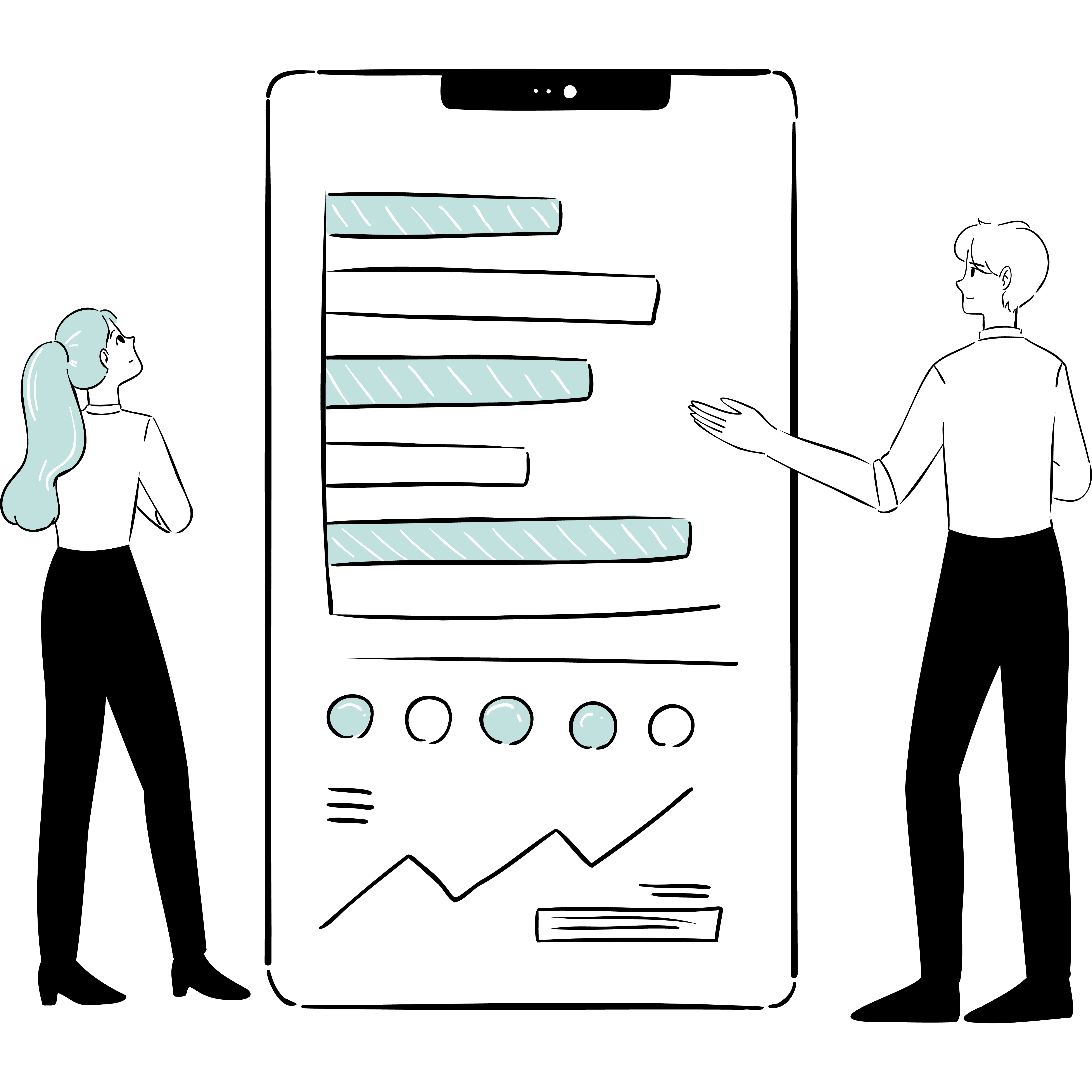 Looking at growth chart of Google Business Profile